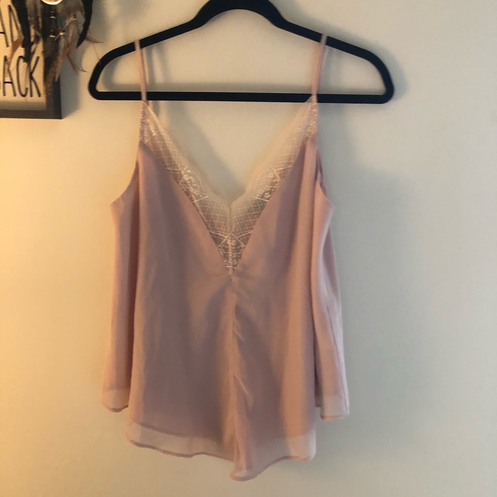 Wishlist Apparel Pink Lace Blouse NWOT